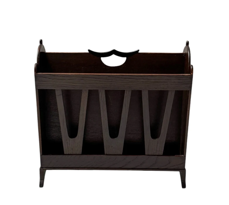 Willem Penaat Art Deco Amsterdam School Magazine Rack for Metz & Co., 1920s